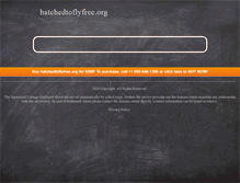 Tablet Screenshot of hatchedtoflyfree.org